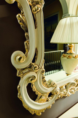 Console table Mirror Sideboard 2-piece set new Wood Italian furniture style Baroque