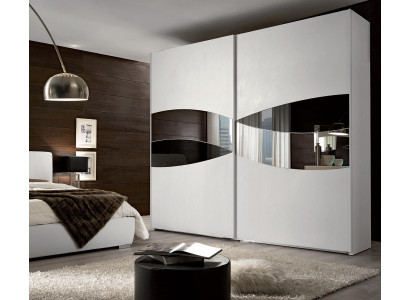 Cabinets Wardrobe with Sliding Doors Bedroom Wood Wardrobe Wood Mirror