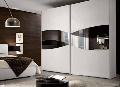 Cabinets Wardrobe with Sliding Doors Bedroom Wood Wardrobe Wood Mirror