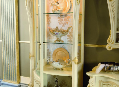 Chests of drawers Cabinets Glass Design Wardrobe Baroque Rococo Display case Chests of drawers Vitrinen