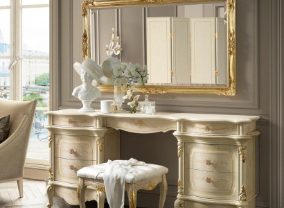 Dressing table Mirror Consoles Design Furniture Luxury Lowboard Chest of drawers Wood Set new