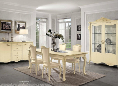 Display case Beige Wardrobe Dining room Bookshelf Furniture Solid Wood Glass Cabinet new