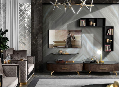 Living room TV-cabinet Sideboard tv Wardrobe Table Chest of drawers Lowboard Wood Modern new