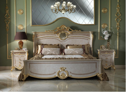 Bed Bedroom Beds Double bed Bed Frame Hotel Design Upholstery Luxury Furniture