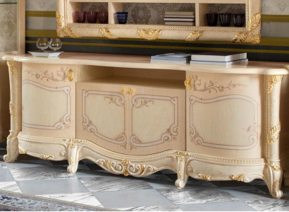 Furniture Italian sideboard shelves new television shelf tv stand TV cabinet solid wood