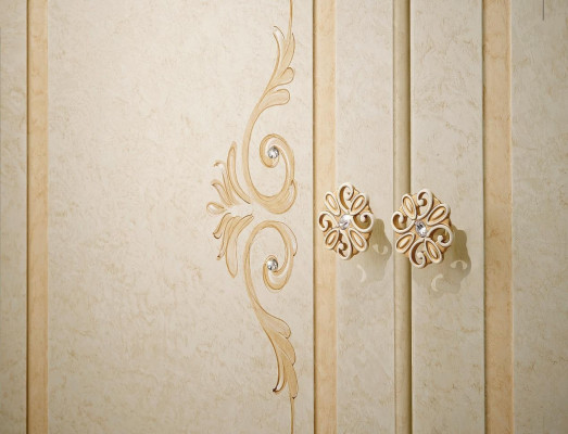 Design Furniture Style Baroque Chest of drawers Sideboard Sideboard Wood Italy Low Sideboard