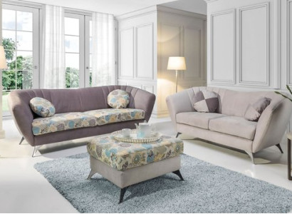 Design Poster Couch Sofa set Seat 3+2 Seater Set Fabric Suite Vittoria