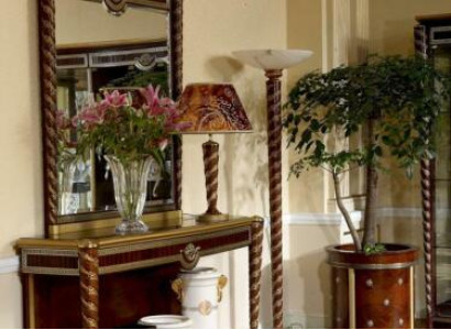 Consoles Table Furniture Set Console Baroque Rococo Chest of drawers with Mirror Luxury class