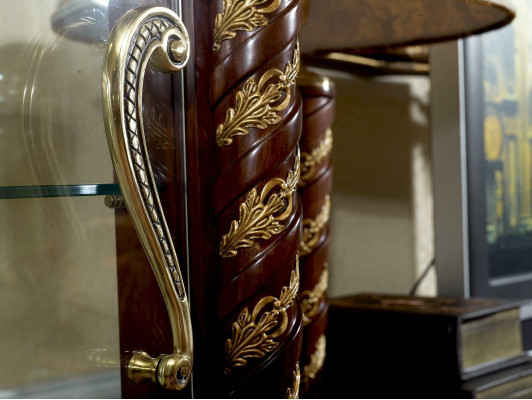 Consoles Table Furniture Set Console Baroque Rococo Chest of drawers with Mirror Luxury class