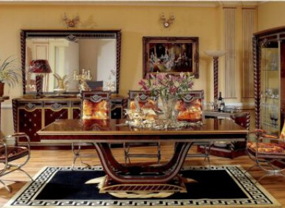 XXL luxury dining table table baroque rococo wooden table solid wood classic tables