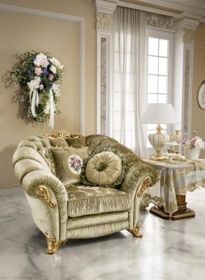 Luxury Chair Upholstery Cocktail Relax Lounge Club Chairs Furniture Design Armchair Beige