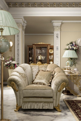 Armchair Chair Upholstery Television Leather Textile Fabric Beige Design Lounge Club Relax