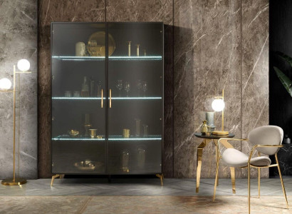 Display case Wardrobe Showcases Cabinets Design Italian Furniture Living room Wardrobe