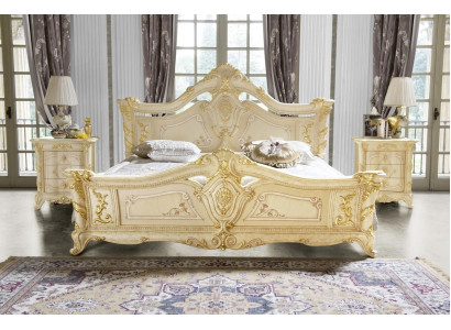 Double bed Beds Bedroom Furniture Solid wood MobilPiu Luxury Bed