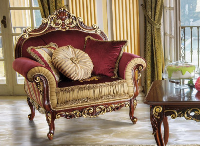 Armchair Design Couch Sofa Relax Fabric Lounge Club Seater Luxury Turquoise Baroque new