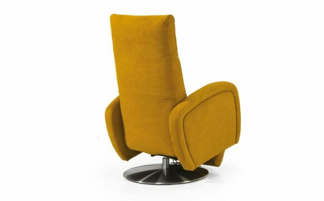 Armchair Lounge Designer Chair Upholstery Sofa 1 Seater Relax Swivel TV Fabric