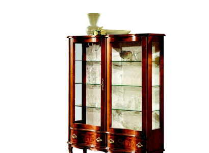 Sideboard glass cabinet baroque display case wood showcases luxury glass cabinets furniture new