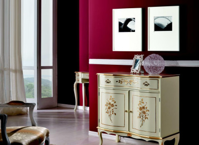 Living room Furniture Classic Baroque Luxury Sideboard Chest of drawers Real wood