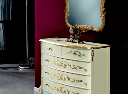 Furniture Wood Style Baroque Chest of drawers Cabinets Designer Luxury Italian