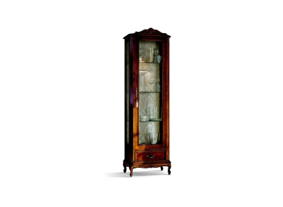 Designer Italian Luxury Chic Wood Furniture Baroque Style Wardrobe Display case Living room