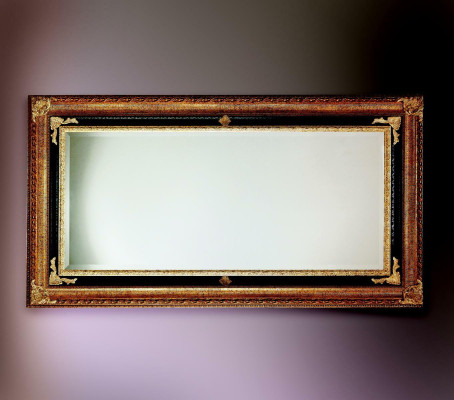 Classic r Wall mirror Wooden Frame Mirror Furniture 107x197 Glass Frame Wall Gold