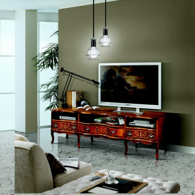 Chic sideboard tv lowboard long TV cabinet wardrobe Italian furniture living room wood furniture