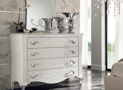 Set Chest of drawers with Mirror from Wood in a modern style for the Bedroom
