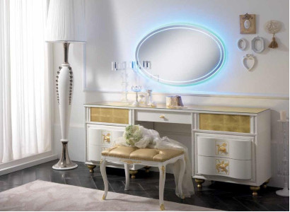 Luxury Set Dressing table Mirror XXL Console Chest of drawers Bedroom Modern Complete