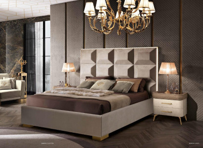 Bed Wood Double Bedroom Beds Brown Bed Frame Modern Double bed Furniture