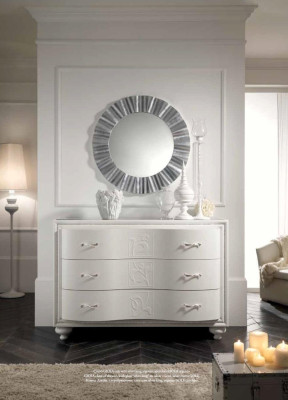 Set Chest of drawers Mirror Luxury Console Chests of drawers Bedroom Stool Complete Wood