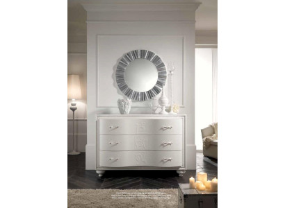 Set Chest of drawers Mirror Luxury Console Chests of drawers Bedroom Stool Complete Wood