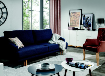 Stylish, very soft, ultra comfortable sofa bed in a modern style