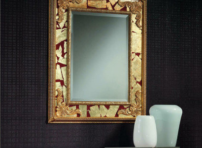 Classic r Designer Mirror Wall mirror Baroque Rococo 93x153cm Wood Frame new