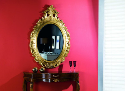 Classic r Designer Luxury Mirror Wall mirror Baroque Rococo 88x133cm Wood Frame new