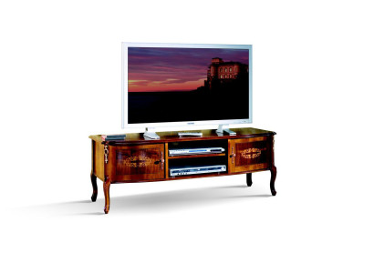 Tv Lowboard TV cabinet Wardrobe Table Living room Wood Furniture Baroque style