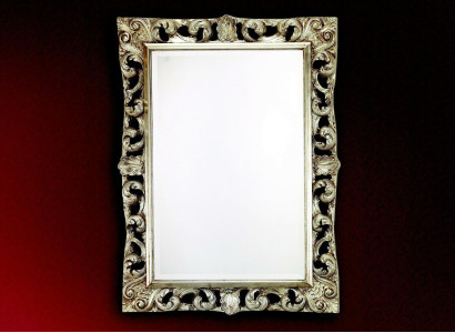 Living room Mirror Wall mirror Designer Dielen Bad Wood Glass Design 113x113 new