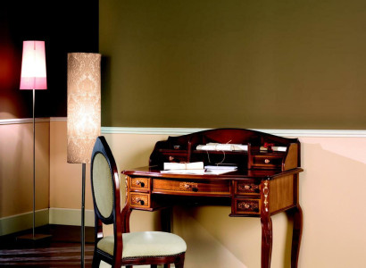 Furniture Secretary Antique Baroque Style Luxury Table Office Chest of drawers Wood