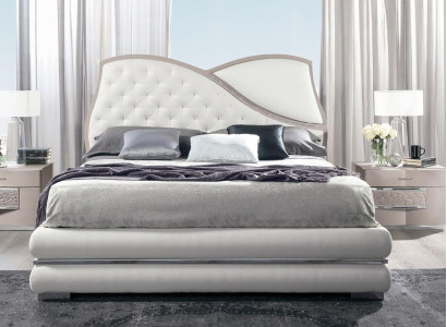 Bed Bed frame ee bed frame Beds Double Luxury Double bed White Modern Design