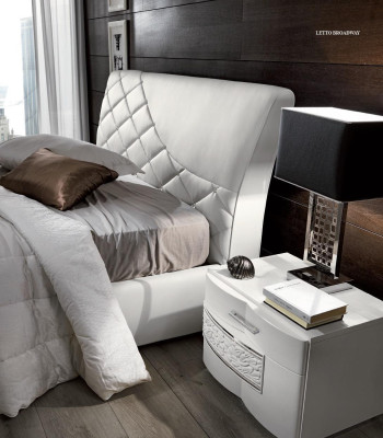 Bed Bed frame e Bed frame Beds Double Luxury Double bed White Modern Design