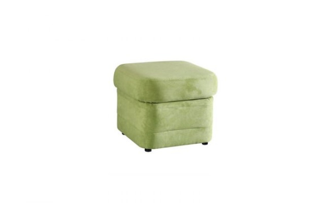XXL Club Stool Pufa Leather Ottoman Designer Textile Footstool Club Lounge