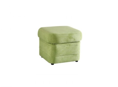 XXL Club Stool Pufa Leather Ottoman Designer Textile Footstool Club Lounge