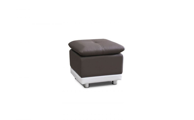 XXL Footstool Stool Leather Textile Ottoman Designer Pufa Ottoman