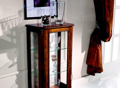 Design Furniture Italian Brown Display case Wood Luxury Cabinets Classic Sideboard
