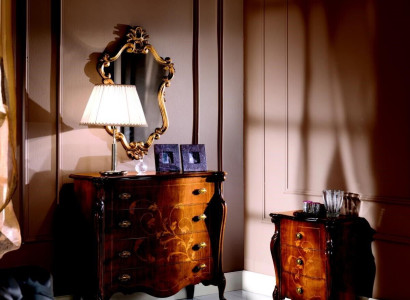 Brown Luxury Italian Furniture Design Chest of drawers Sideboard Wood Furniture Style
