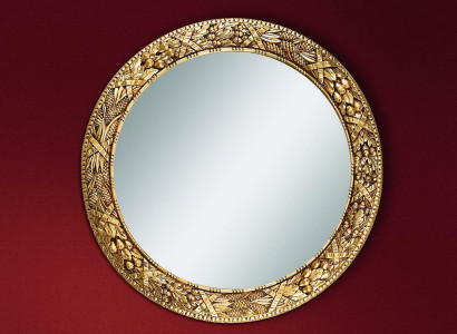 Classic r Wall mirror Wood Mirror Furniture new Baroque Round Round Frame Wall new