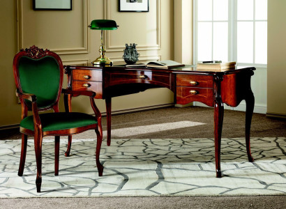 Italian Classic s Wood Furniture Luxury Armchair Office furniture Baroque style