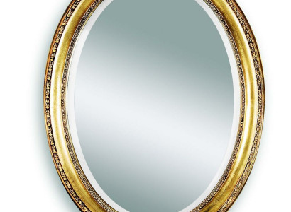 Medusa Oval Mirror Bathroom Design Round Wall mirror Round Baroque Rococo Wood Frame