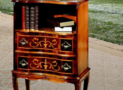 Furniture Wood Style Baroque Brown Chest of drawers Cabinets Designer Italian Furniture