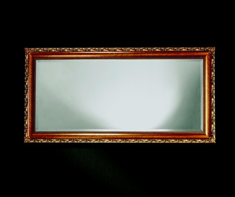 Mirror Real wood Handmade wooden frame Wall mirror Wood Frame 181x91 Baroque