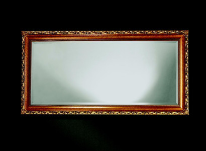Mirror Real wood Handmade wooden frame Wall mirror Wood Frame 181x91 Baroque